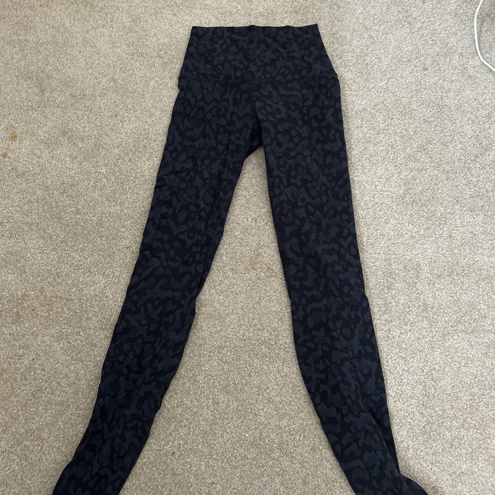 Lululemon Athletica Dark Patterned Leggings